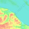 Carte topographique Tiririca, altitude, relief