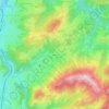 Carte topographique Trabers, altitude, relief