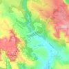 Carte topographique Cenils, altitude, relief