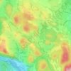 Carte topographique Morgnieu, altitude, relief