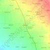 Carte topographique Mahilpur, altitude, relief