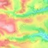 Carte topographique Les Arnats, altitude, relief