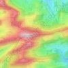Carte topographique Belchenflue, altitude, relief