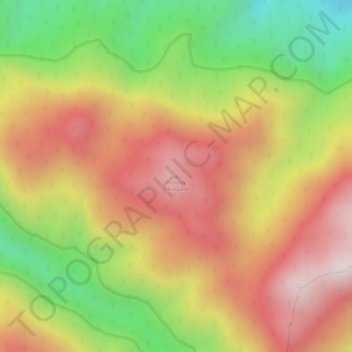 Carte topographique Pilón de Chuspare, altitude, relief