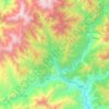 Carte topographique دیر, altitude, relief