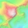 Carte topographique Pan de Azucar, altitude, relief