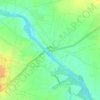 Carte topographique Koregaon, altitude, relief