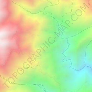 Carte topographique El Maco, altitude, relief