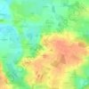 Carte topographique Le Tertre, altitude, relief