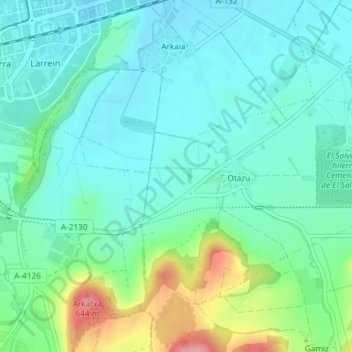 Carte topographique Malpelo, altitude, relief