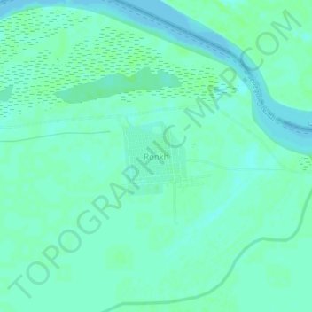 Carte topographique Ronkh, altitude, relief