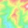 Carte topographique Buttu Doloan, altitude, relief