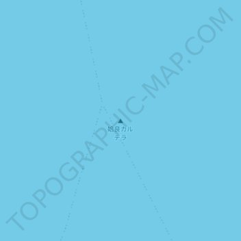 Carte topographique 姶良カルデラ, altitude, relief