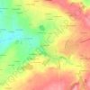 Carte topographique Les Morelles, altitude, relief