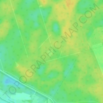 Carte topographique Sprengplatz, altitude, relief