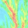 Carte topographique Paerata Ridge, altitude, relief