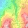 Carte topographique Allenwinden, altitude, relief