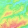 Carte topographique Les Crots, altitude, relief