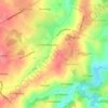 Carte topographique Le Bois Raynaud, altitude, relief
