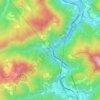Carte topographique Creverina, altitude, relief