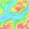 Carte topographique Ceint d'Eau, altitude, relief