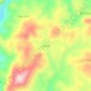 Carte topographique La Florida, altitude, relief