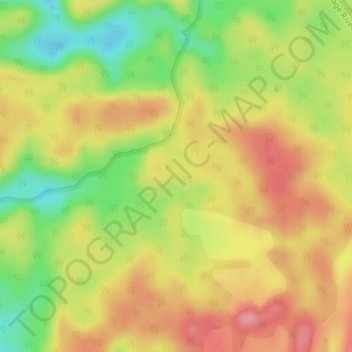 Carte topographique takayna / The Tarkine, altitude, relief