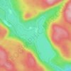 Carte topographique Lac Sainte-Rose, altitude, relief