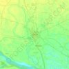 Carte topographique Katihar, altitude, relief