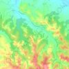 Carte topographique Capelli, altitude, relief