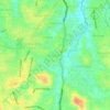 Carte topographique Suka Karya, altitude, relief