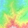 Carte topographique Pizzofreddo, altitude, relief