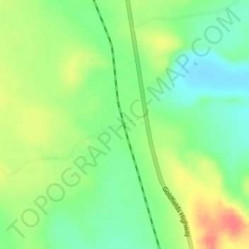 Carte topographique Comet Vale, altitude, relief