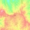 Carte topographique Gulu, altitude, relief