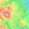 Carte topographique Le Loup, altitude, relief