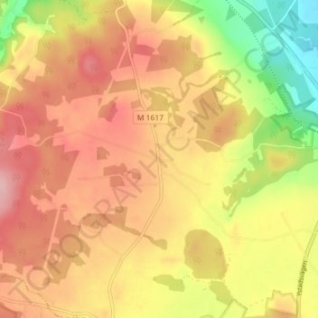 Carte topographique Norra Lökaröd, altitude, relief