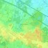Carte topographique Aalter, altitude, relief