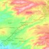 Carte topographique Pringsurat, altitude, relief