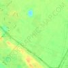 Carte topographique لذه, altitude, relief