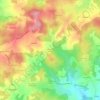 Carte topographique La Chapelle-Valentin, altitude, relief