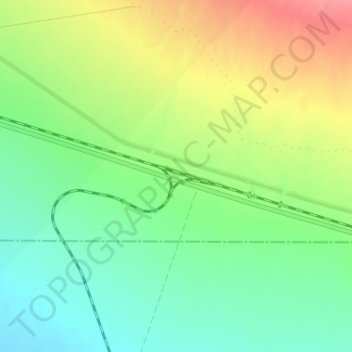 Carte topographique Rice, altitude, relief