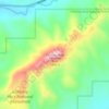 Carte topographique Chimney Rock, altitude, relief
