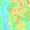 Carte topographique Cappelletta, altitude, relief