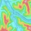 Carte topographique Goody, altitude, relief