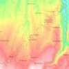 Carte topographique San Antonio, altitude, relief