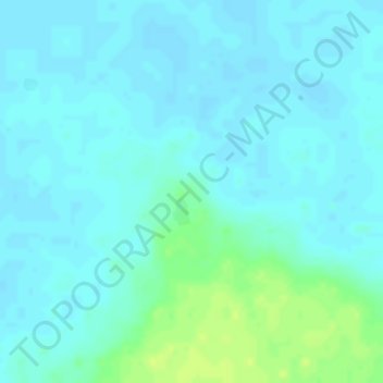 Carte topographique Awana, altitude, relief
