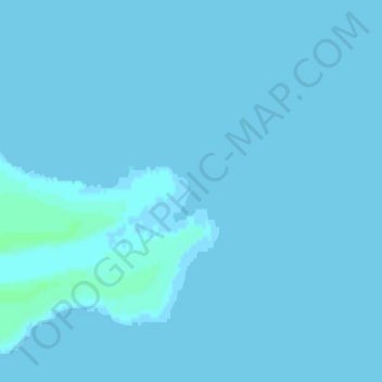 Carte topographique Cape Scott, altitude, relief