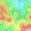 Carte topographique Rossone, altitude, relief