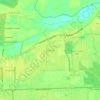 Carte topographique Clearmont, altitude, relief