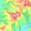 Carte topographique Monte S. Onofrio, altitude, relief